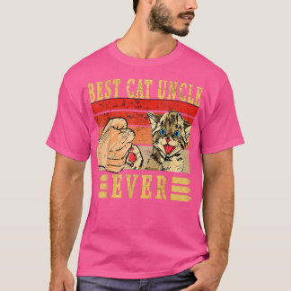 Camiseta Best Cat Uncle Ever Cats Uncle Birthday Uncle Cat 