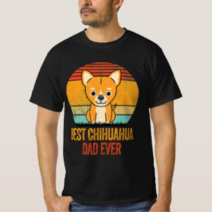 Camiseta Best Chihuahua Dad Ever Vintage Distressed