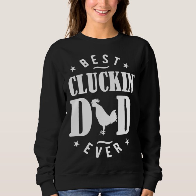 Camiseta Best Cluckin Dad Ever  Chicken Daddy (Frente)