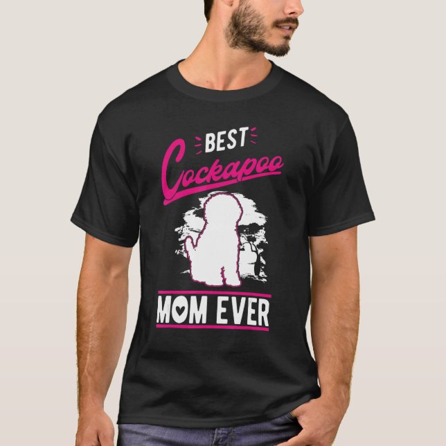 Camiseta Best Cockapoo Mom Ever (Frente)