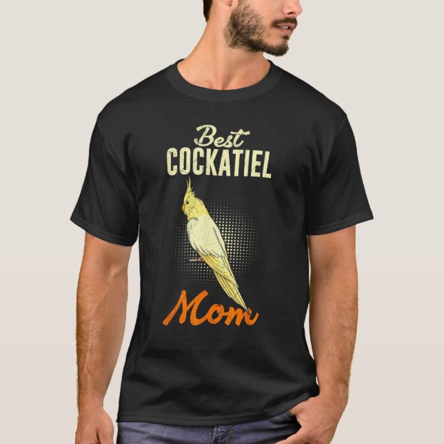 Camiseta Best Cockatiel Mom Bird  Cockatiels Women (Frente)