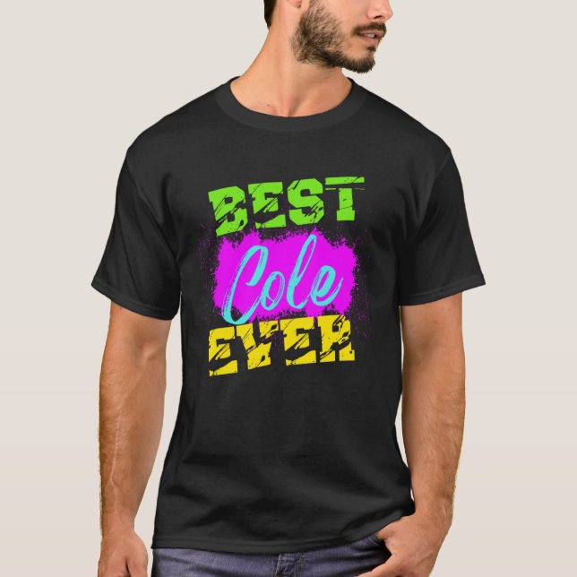 Camiseta Best Cole Ever (Frente)