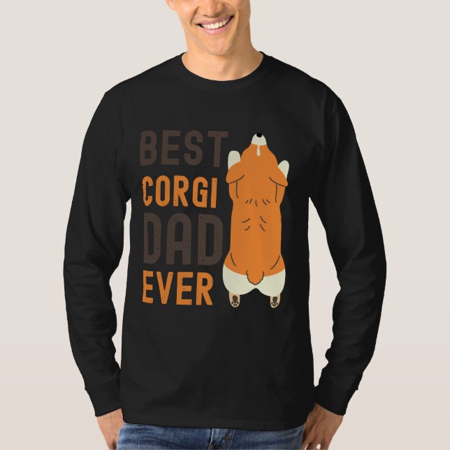 Camiseta Best Corgi Dad Ever  1169 (Frente)