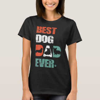 Camiseta Best Corgi Dog Dad Vintage Retro For Fathers Day