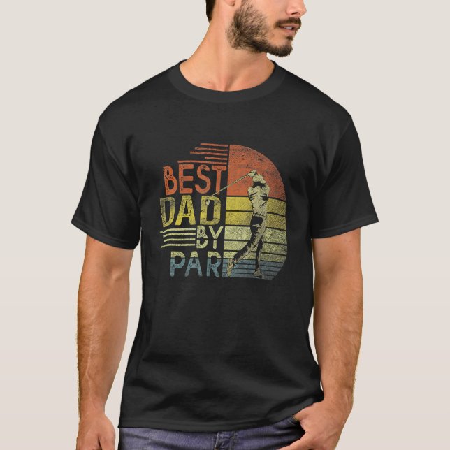 Camiseta Best Dad By Par Father s Day Golf  Grandpa (Frente)