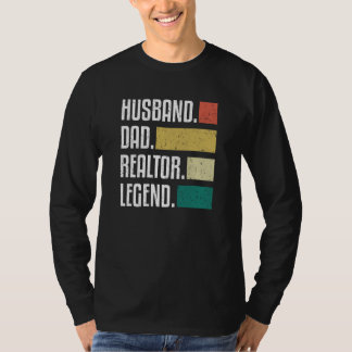 Camiseta Best Dad Ever Real Estate Broker Realtor Dad