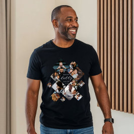 Camiseta Best Daddy Ever Modern Photo Collage Personalized