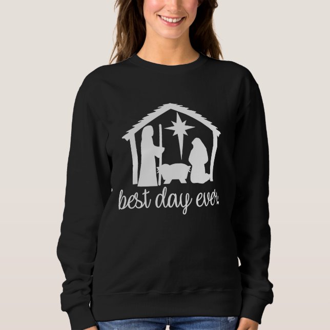 Camiseta Best Day Ever Baby Jesus Merry Christmas (Frente)