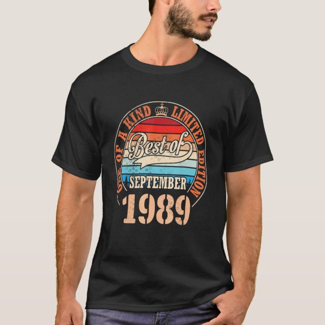 Camiseta Best De Setembro De 1989 One Of A Kind Ltd Edition (Frente)