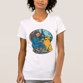 Camiseta Best Dog Mom Ever in Paris