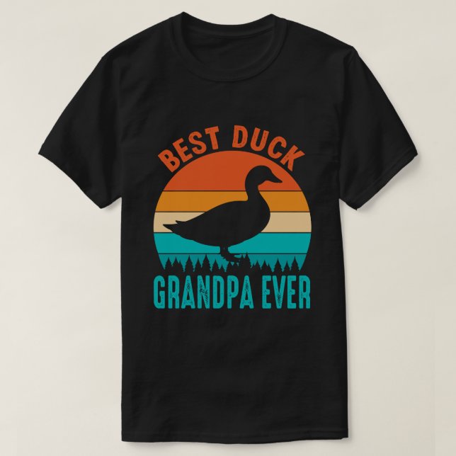 Camiseta Best Duck GRANDPA EVER Vintage (Frente do Design)