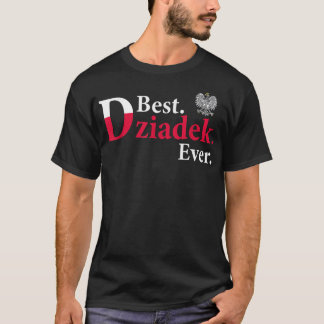 Camiseta BEST DZIADEK EVER  Polish Grandfather 