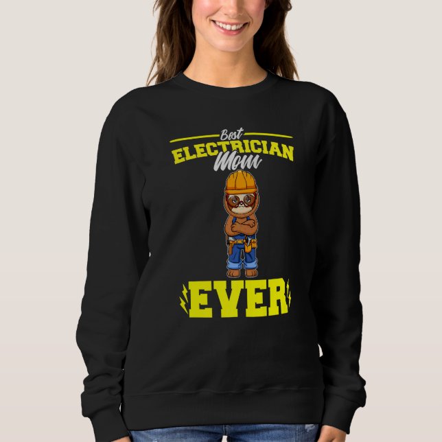 Camiseta Best Electrician Mom Ever Electronic Technician Pr (Frente)