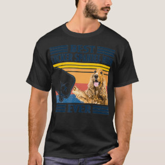 Camiseta Best English Cocker Spaniel Mom Ever Vintage Moth