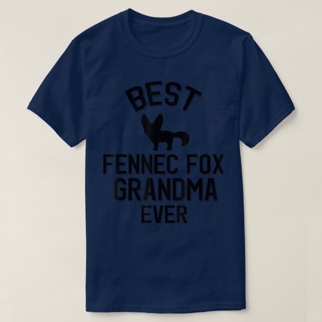 Camiseta Best Fennec Fo Grandma Ever  (Frente do Design)
