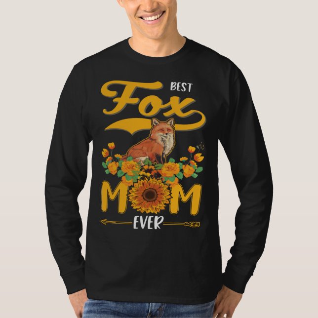 Camiseta Best Fox Mom Ever (Frente)