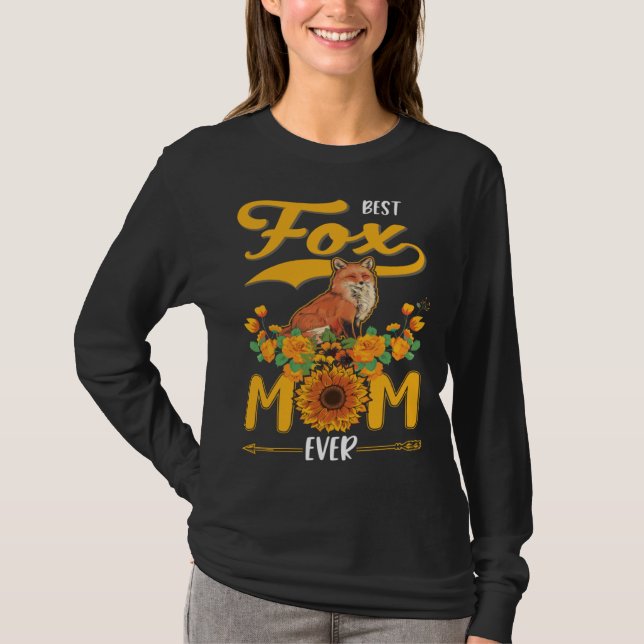 Camiseta Best Fox Mom Ever (Frente)