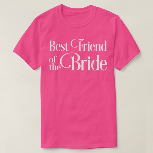 Camiseta Best Friend of the Bride  (Frente do Design)