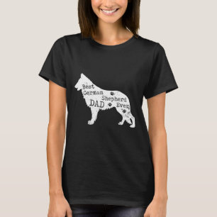 Camiseta Best German Shepherd Dog Dad Ever