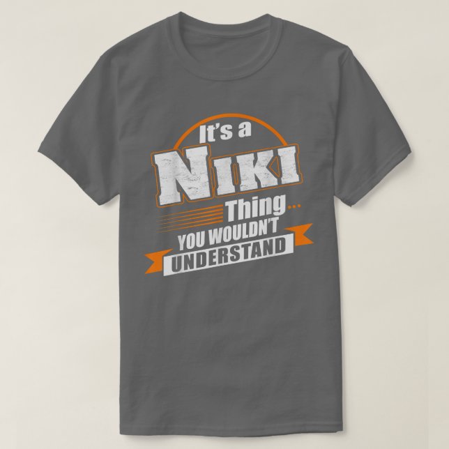 Camiseta Best Gift For NIKI  NIKI Named  (Frente do Design)