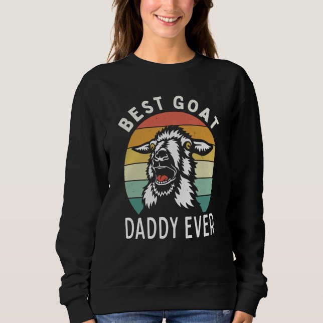 Camiseta Best goat daddy ever fathers day farming rancher d (Frente)