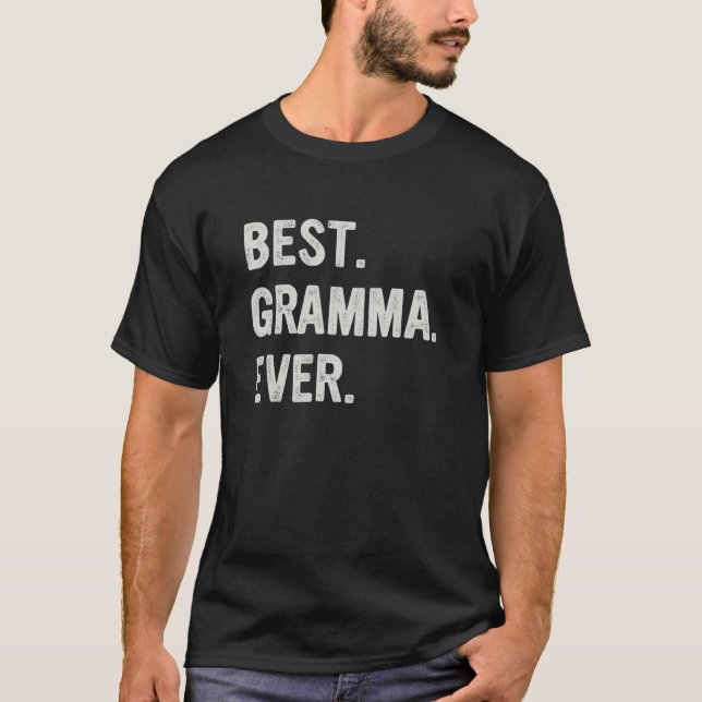 Camiseta Best Gramma Ever Family Grandma (Frente)