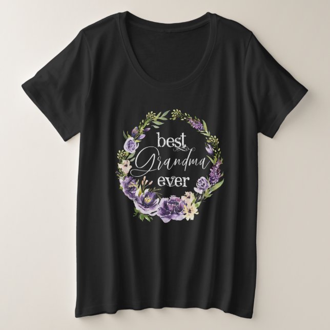 Camiseta Best Grandma Ever  Women Grandma Nana Mothers Day (Frente do Design)