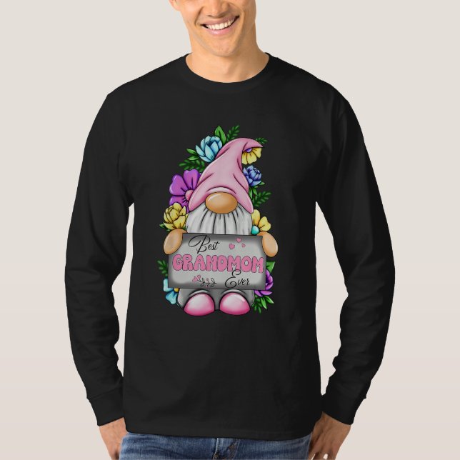 Camiseta Best Grandmom Ever Gnome Happy Mother s Day Gnomes (Frente)