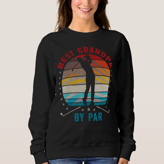 Camiseta Best Grandpa By Par  Awesome Golfer Grandfather (Frente)