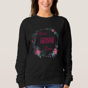 Camiseta Best Grannie Ever com tia Avô, Tia Frio Rosa