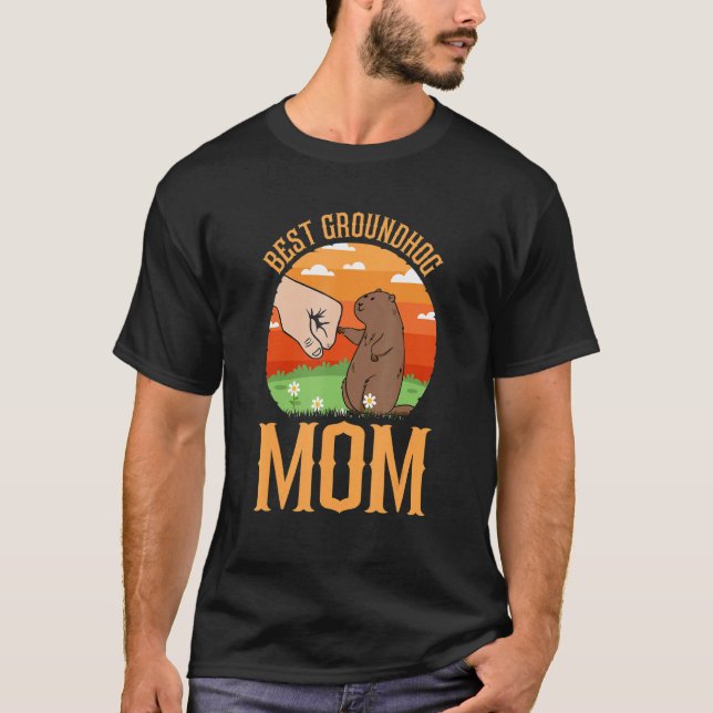 Camiseta Best Groundhog Mom Ever Early Spring Groundhog Day (Frente)
