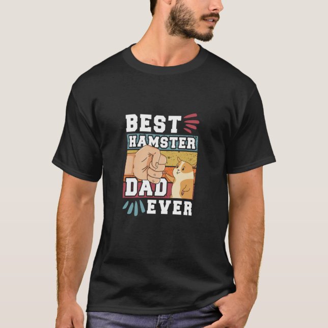 Camiseta Best Hamster Dad  1 (Frente)
