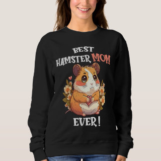 Camiseta Best Hamster Mom Ever Cute Valentine's Day Girls H