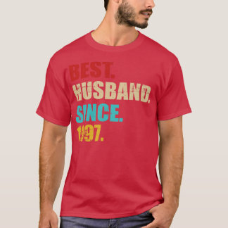 Camiseta Best hus desde 1997 para o aniversário de casament