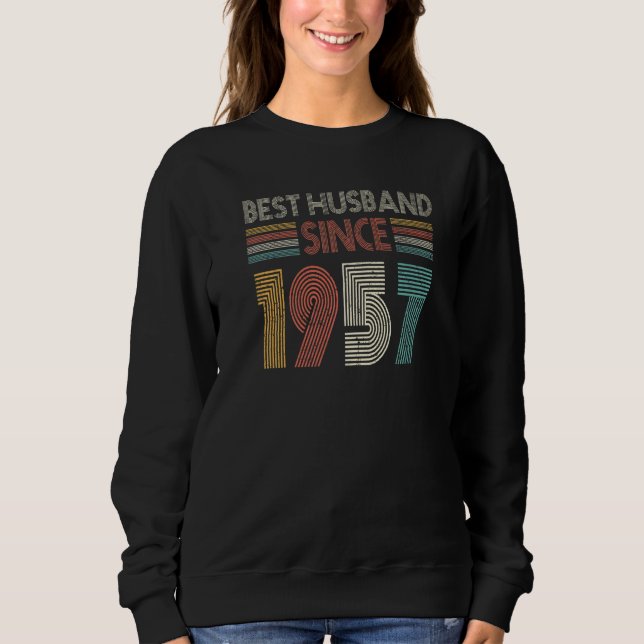 Camiseta Best Husband Since 1957 65th wedding anniversary (Frente)