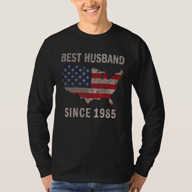 Camiseta Best Husband Since 1985 (Frente)