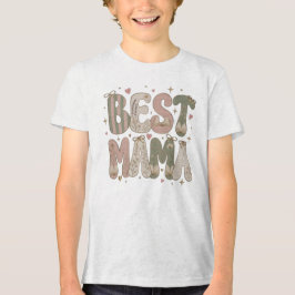 Camiseta Best Mama Bookish Floral Literary Design