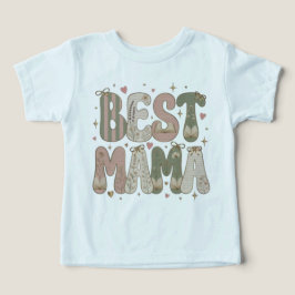 Camiseta Best Mama Bookish Floral Literary Design