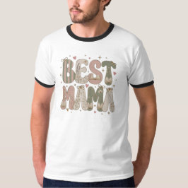 Camiseta Best Mama Bookish Floral Literary Design