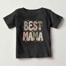 Camiseta Best Mama Bookish Floral Literary Design