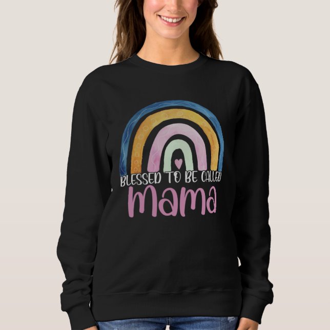 Camiseta Best Mama Mother s Day Blessed To Be Called Mama R (Frente)