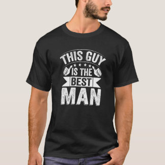 Camiseta Best Man Wedding Groomsmen  Bridal Bachelor Party 