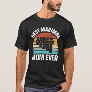 Camiseta Best Marimba Mom Instrument Musician Retro