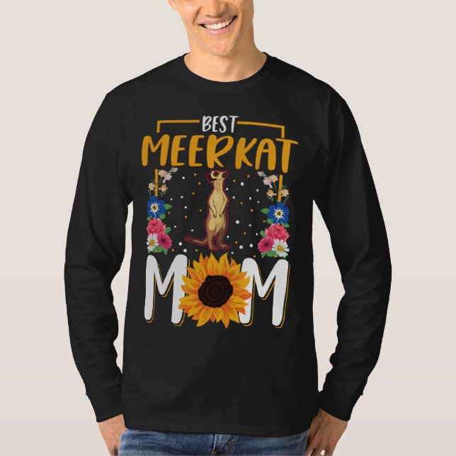 Camiseta Best Meerkat Mom Ever  2 (Frente)