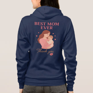 Camiseta Best Mom Ever Hoodie Gift for Mom from Kids