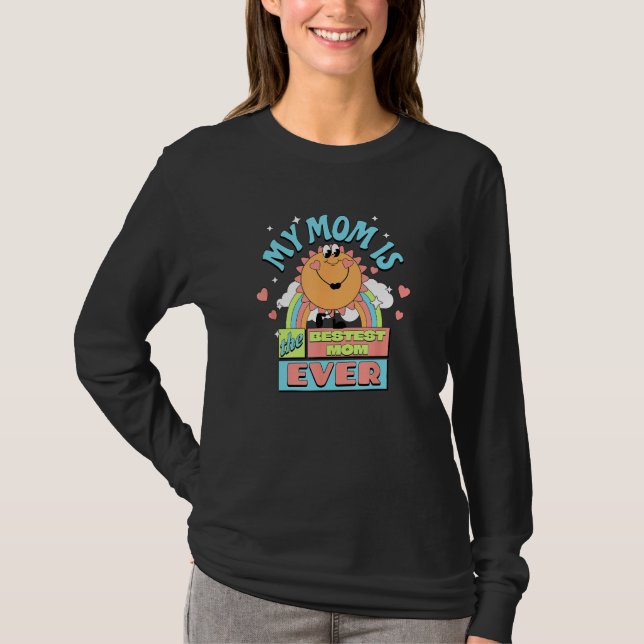 Camiseta Best Mom Ever Mom Life is Best Life Happy Mothers  (Frente)