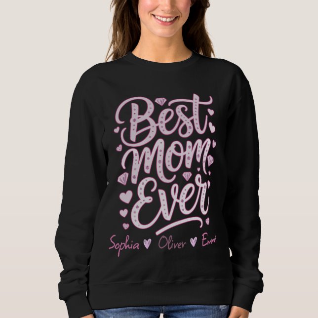 Camiseta Best MOM Ever Personalized (Frente)