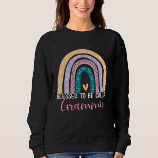Camiseta Best Mom Grandma Blessed To Be Called Grammie Boho