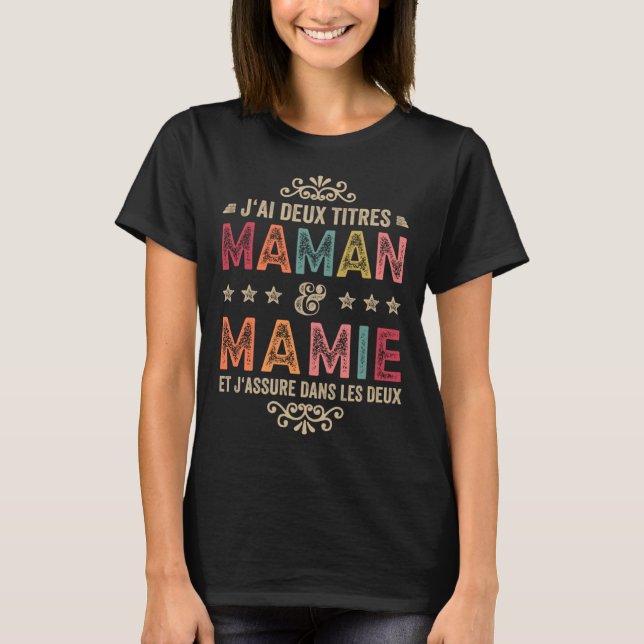 Camiseta Best Mom Grandma Son Daughter  Mothers Day Mama  1 (Frente)