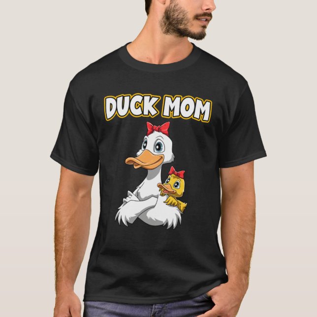 Camiseta Best Mom in the World Mother s Day Mother Duck (Frente)